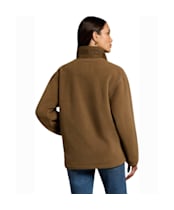 Women's Holland Cooper Relaxed Fit Country Quarter Zip - Chestnut