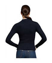 Women's Holland Cooper Zoe Quarter Zip Knit - Ink Navy