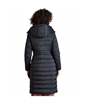 Women's Joules Windborough Showerproof Longline Coat - Navy