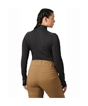 Women's Helly Hansen Lifa Merino Midweight 1/2 Zip - Black