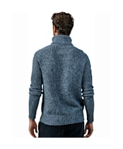 Men's Aubin Caster Donegal Roll Neck Sweater - Indigo