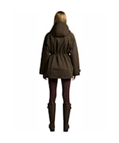 Women's Holland Cooper One-Size Waterproof Parka - Olive Brown