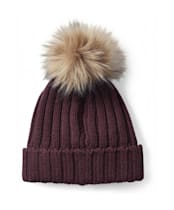 Women's Fairfax & Favor Signature Bobble Hat - Port
