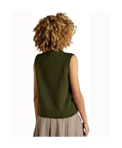 Women’s Joules Holly Knitted Vest - Olive