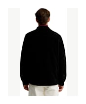 Men's Barbour International Trident Borg Fleece Overshirt - Black