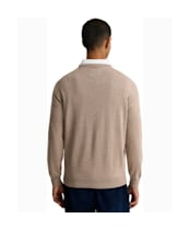 Men's Barbour Pima Cotton Crew Neck Sweater - Greystone