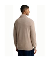 Men’s Barbour Cotton Half Zip Sweater - Greystone