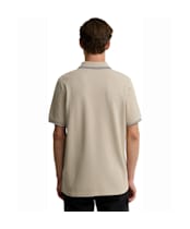 Men's Barbour International Evan Tipped Polo Shirt - Island Fossil