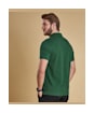 Men's Barbour Tartan Pique Polo Shirt - Racing Green