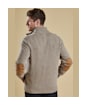 Men's Barbour Patch Zip Through Sweater - Stone