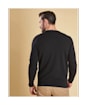 Men's Barbour Essential Lambswool Crew Neck Sweater - Black