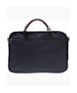 Barbour Wax and Leather Briefcase - Navy