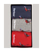 Men’s Barbour Pheasant Sock Gift Box - Navy / Grey / Red
