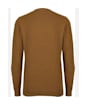 Men's Barbour Essential Lambswool Crew Neck Sweater - Antique Gold