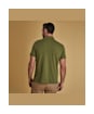 Men's Barbour Tartan Pique Polo Shirt - Burnt Olive