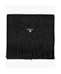 Barbour Plain Lambswool Scarf - Charcoal / Grey