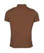 Men's Barbour Tartan Pique Polo Shirt - Sandstone