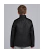 Boy's Barbour International Duke Waxed Jacket, 10-15yrs - Black