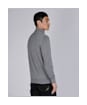 Men’s Barbour International Cotton Half Zip Sweater - Anthracite Marl