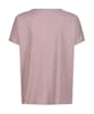 Women’s Tentree Ribbed Scoop Neck T-Shirt - Twilight Mauve Heather