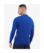 Men's Barbour Essential Lambswool Crew Neck Sweater - Bright Blue