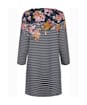 Joules Women's Anise Boat Neck Swing Tunic - Navy Floral
