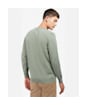 Men's Barbour Pima Cotton Crew Neck Sweater - Agave Green