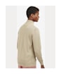 Men’s Barbour Cotton Half Zip Sweater - Washed Stone