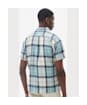 Men's Barbour Croft Short Sleeve Summer Shirt - Blue Chalk Tartan