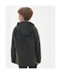 Boy's Barbour Hooded Bedale Wax Jacket - 10-15yrs - Fern