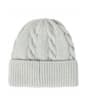 Women's Barbour Meadow Cable Beanie - Light Grey