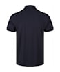 Men's Gant Regular Contrast Pique Short Sleeve Rugger Polo Shirt - Evening Blue