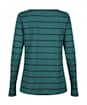 Women’s Lily and Me Riverside Long Sleeve Cotton Top - Green