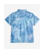 Boy's Barbour Cornwall Short Sleeve Summer Fit Cotton Shirt, 10-15yrs - Blue