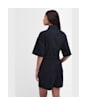 Women's Barbour International Rosell Cotton Linen Blend Playsuit - Black