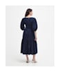 Women's Barbour Annie Linen Cotton Blend Midi Dress - Navy