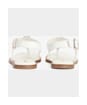 Women's Barbour Vivienne Leather Toe Post Sandals - White
