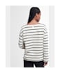 Women's Barbour Caroline Crew Neck Sweatshirt - Antique White Stripe