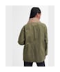 Women's Barbour Hutton Oversized Showerproof Jacket - Dusky Green