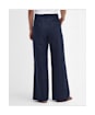 Women's Barbour Somerland Relaxed Cotton Linen Blend Trousers - Navy