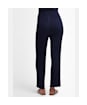 Women's Barbour Julia Knitted Wide Leg Trousers - Navy