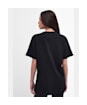 Women's Barbour International Whitson Relaxed Fit Cotton T-Shirt - Black