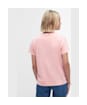 Women's Barbour Sandgate Dropped Armhole, Short Sleeve Cotton T-Shirt - Shell Pink