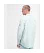 Men's Barbour International Parson Zip Through Overshirt - Green Fig