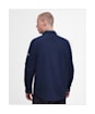 Men's Barbour International Parson Zip Through Overshirt - Navy