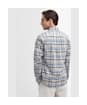 Men's Barbour Hutton Long Sleeve Tailored Fit Cotton Shirt - Stone
