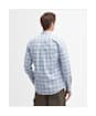 Men's Barbour Gilling Long Sleeve Tailored Fit Cotton Shirt - Blue Marl
