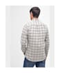 Men's Barbour Gilling Long Sleeve Tailored Fit Cotton Shirt - Stone Marl