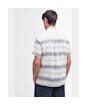 Men's Barbour Crimwell Short Sleeve Summer Fit Linen Blend Shirt - Whisper White
