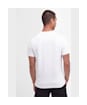 Men's Barbour International Brett Crew Neck Cotton T-Shirt - White